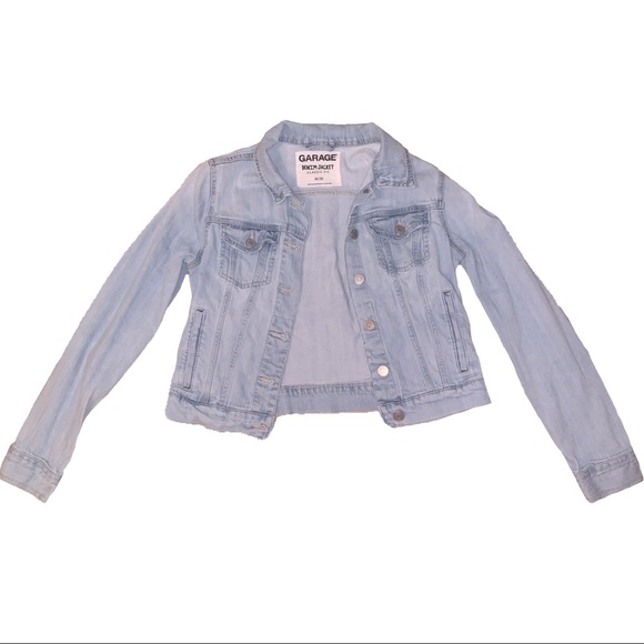 Garage Light Wash Demin Jacket Classic Fit - Picture 1 of 6